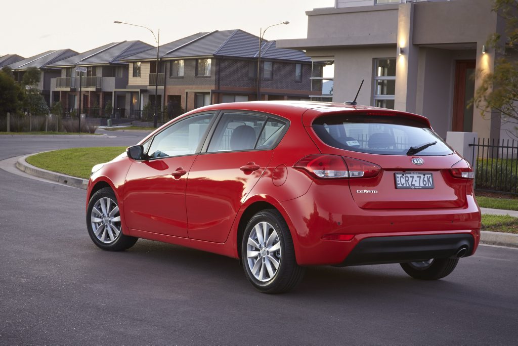 The MY15 Kia Cerato S Premium.
The MY15 Kia Cerato S Premium.